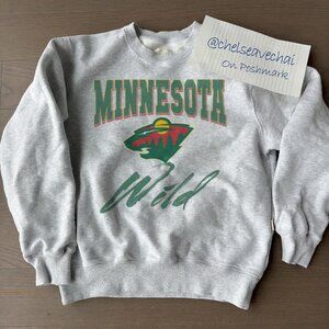 Vintage Minnesota Wild Hockey Sweatshirt Retro NHL Minnesota Wild Shirt Tee